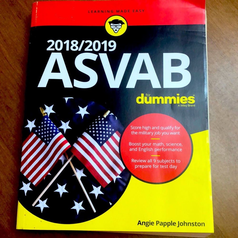 ASVAB for dummies NWOT